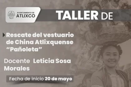 Invita casa de cultura Atlixco a su nuevo ciclo de talleres