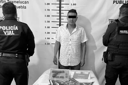 Seguridad Pública y Tránsito Municipal de San Martín Texmelucan capturaron a un presunto secuestrador.