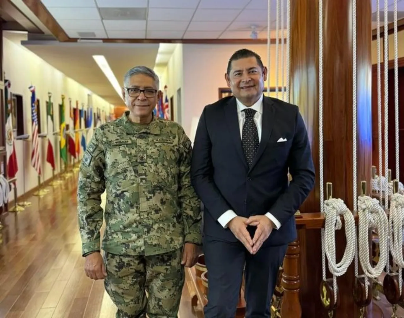 Armenta y el Almirante Morales Unen Fuerzas en Puebla