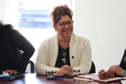 Acude Tere Alfaro, presidenta del DIF de Cuautlancingo, a reunión de titulares de la zona conurbada