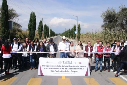 Rehabilitan rutas de evacuación en Calpan y Nealtican