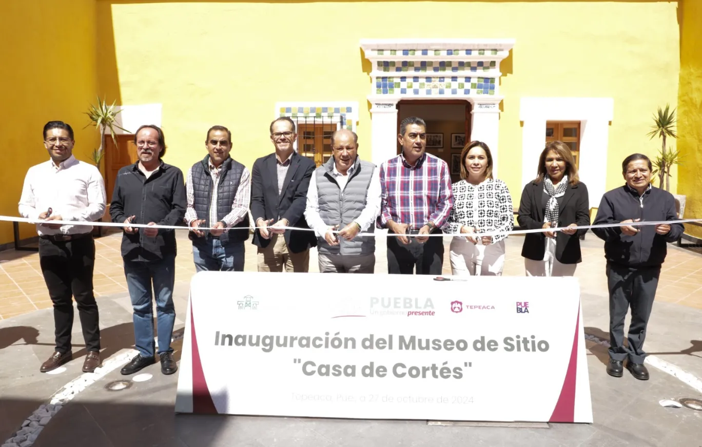 Inauguran el Museo de Sitio "Casa de Cortés" en Tepeaca