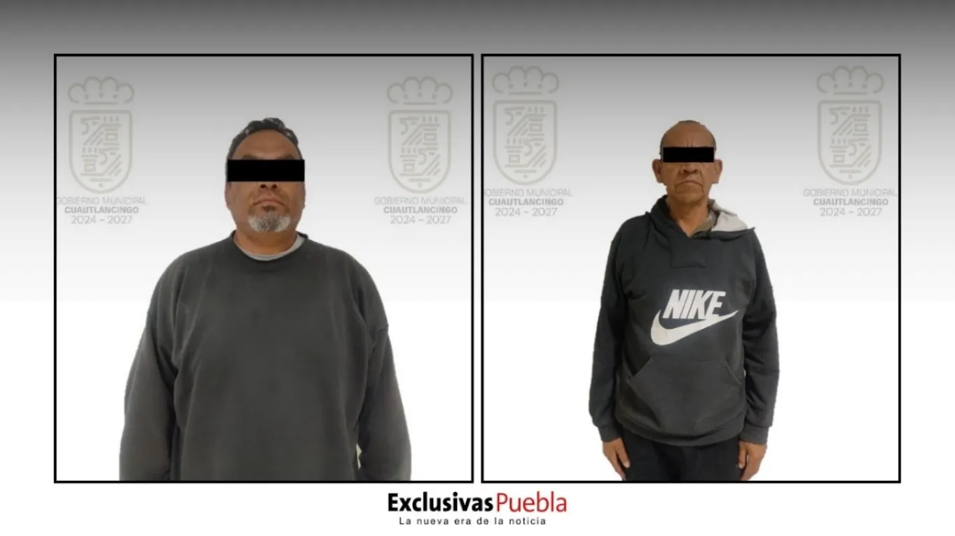 Detiene Policía Municipal de Cuautlancingo a dos presuntos delincuentes