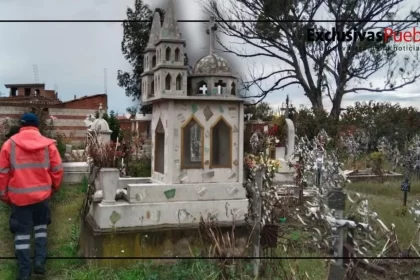 Protección Civil supervisa condición de panteones en San Pedro Cholula