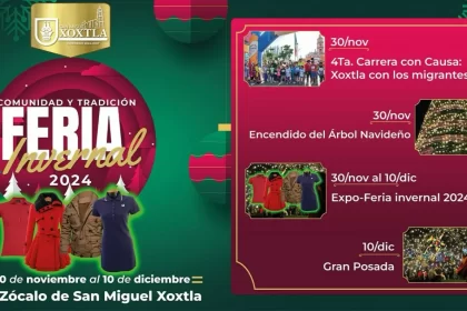 San Miguel Xoxtla te espera con su Feria Invernal 2024