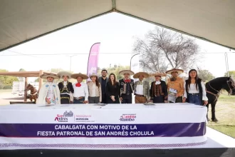 Invita Ayto de San Andrés Cholula a Cabalgata por aniversario de la Revolución Mexicana y las festividades de la Fiesta Patronal