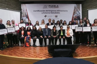 Otorga Salud “Certificación Empresa Alimentaria y Entorno Saludable” a 18 compañías del estado