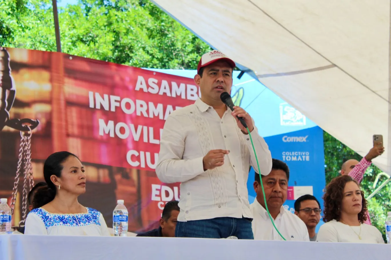 Con respaldo mixteco, Eduardo Castillo encabeza la Asamblea Informativa de Morena en Chietla