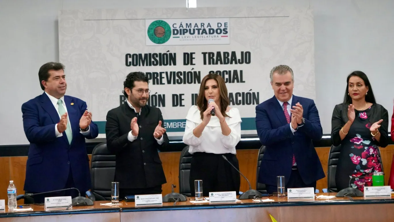 Estrecha coordinación entre Gobierno Federal, Cámara de Diputados y Empresarios, anuncia Maiella Gómez, en beneficio de la clase laboral