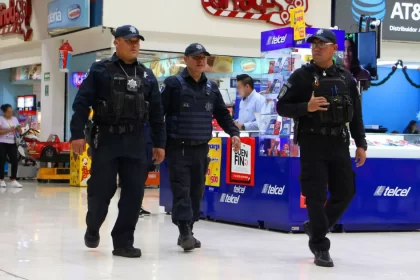 Más de mil 200 elementos de seguridad vigilarán comercios en Puebla durante el “Buen Fin”