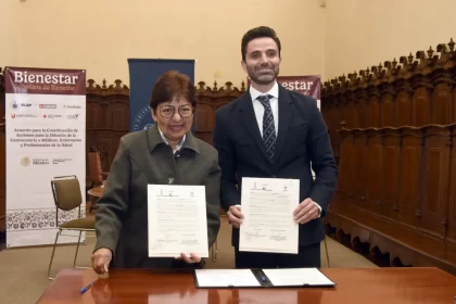 BUAP y Bienestar signan convenio médico de “Salud casa por casa”