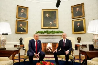 Joe Biden recibió a Donald Trump en la Casa Blanca para comenzar la transición del poder en Estados Unidos