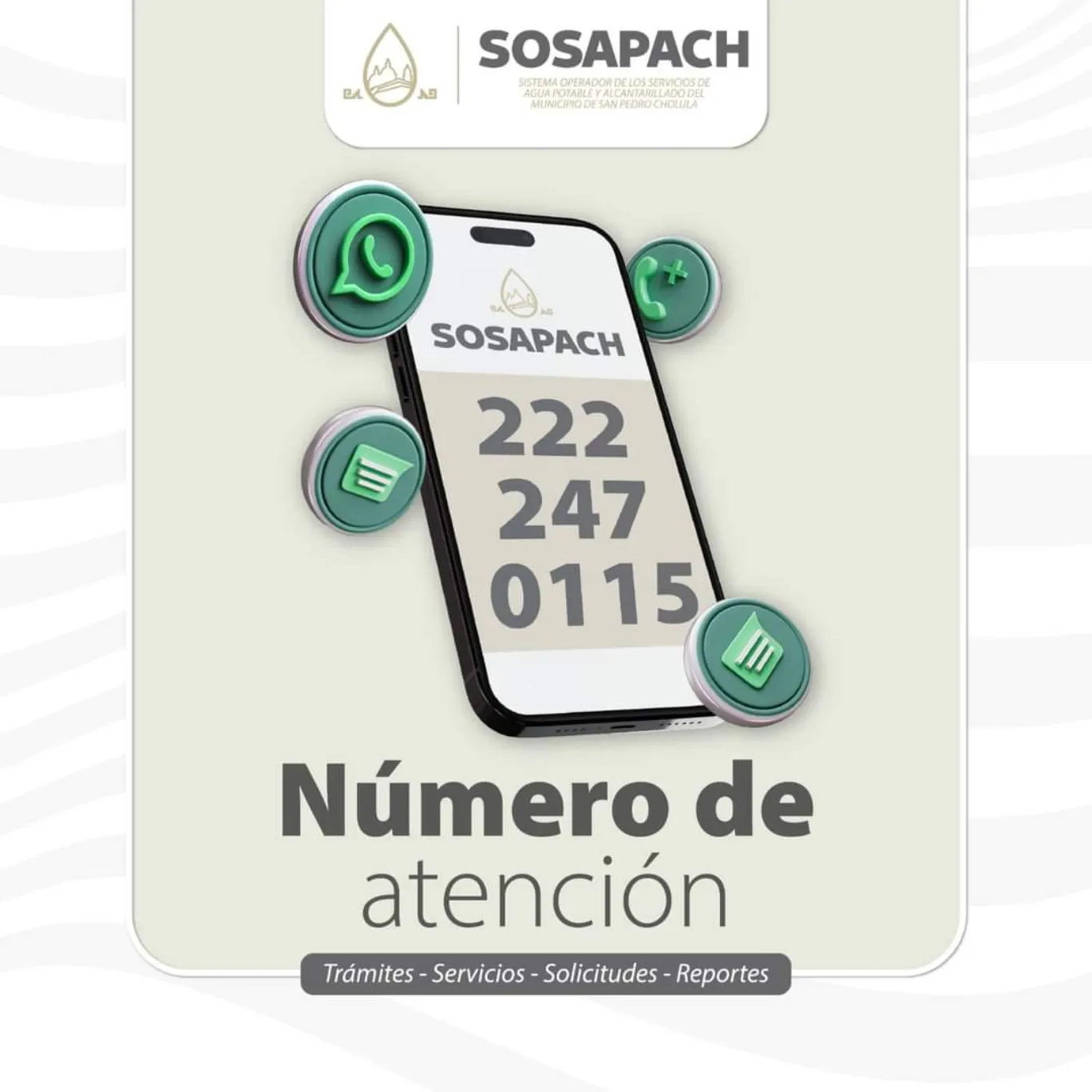 El Sosapach refuerza su atención para brindar un mejor servicio