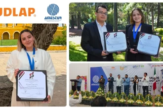 Estudiante y académico de la UDLAP subcampeones en el Concurso de Investigación Turística y Gastronómica Aplicada de la AMESTUR