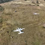 Avioneta aterriza de emergencia en Bosques de Chapultepec