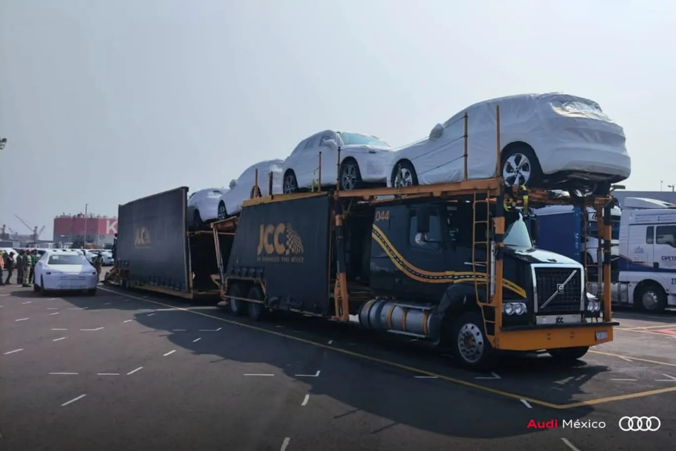 Parten desde San José Chiapa hacia Europa los nuevos Audi Q5 2025