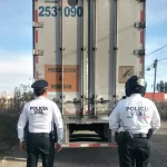Aseguró policía de Coronango tráiler con reporte de robo