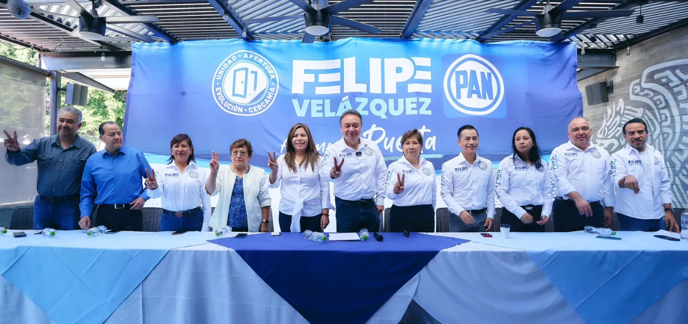 Felipe Velázquez y Rocío Sánchez presentan propuestas para una nueva etapa del PAN