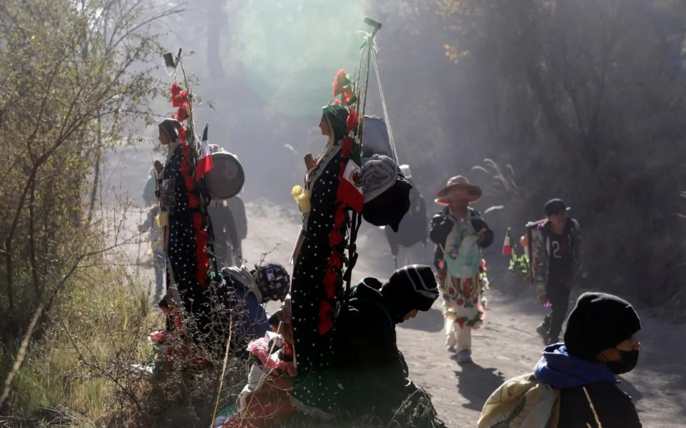 Feligreses comienzan su peregrinaje anual a la Basílica de Guadalupe