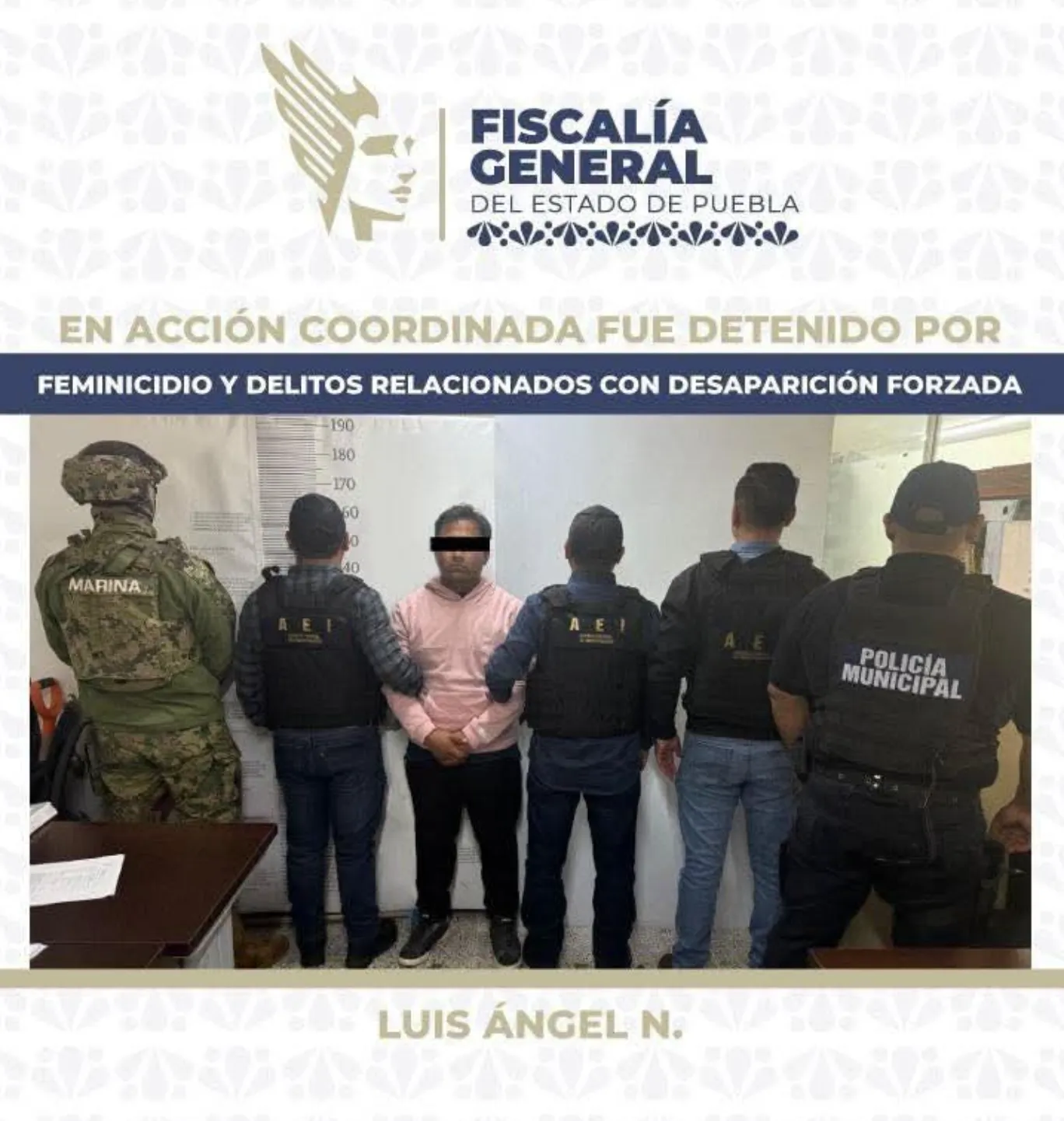 Detienen al presunto responsable del feminicidio de Génesis