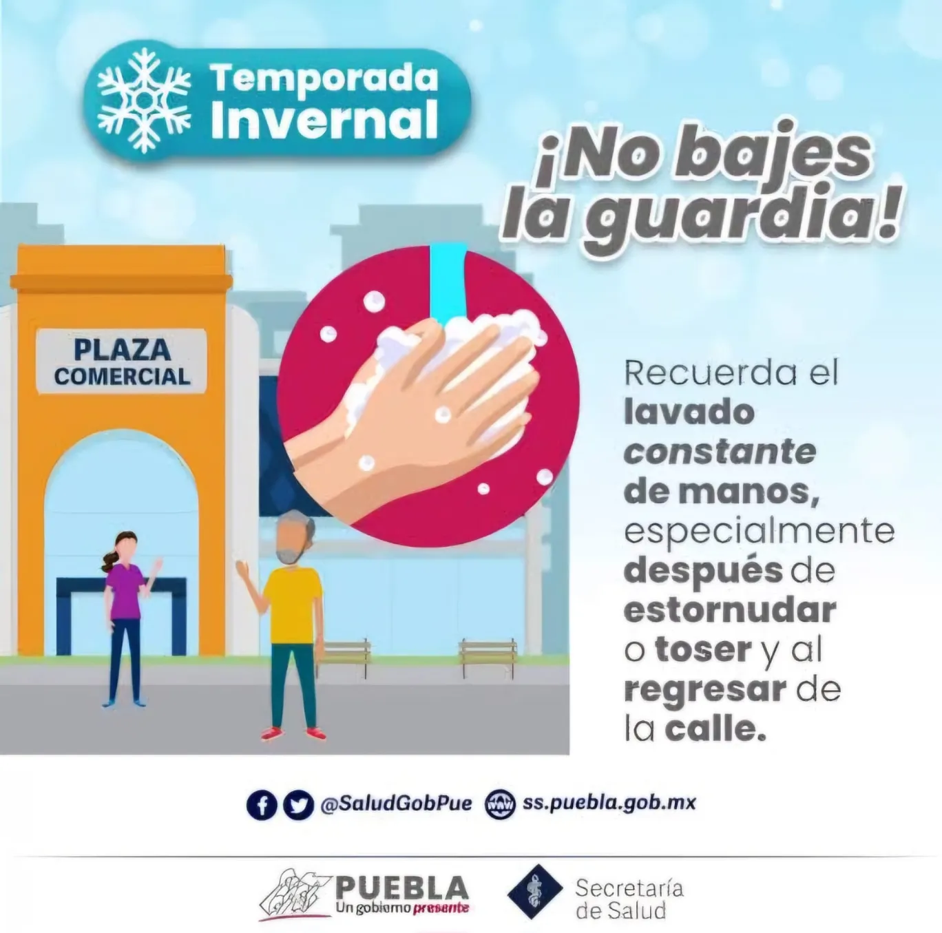Puebla reduce un 19.9% las infecciones respiratorias durante el invierno de 2024