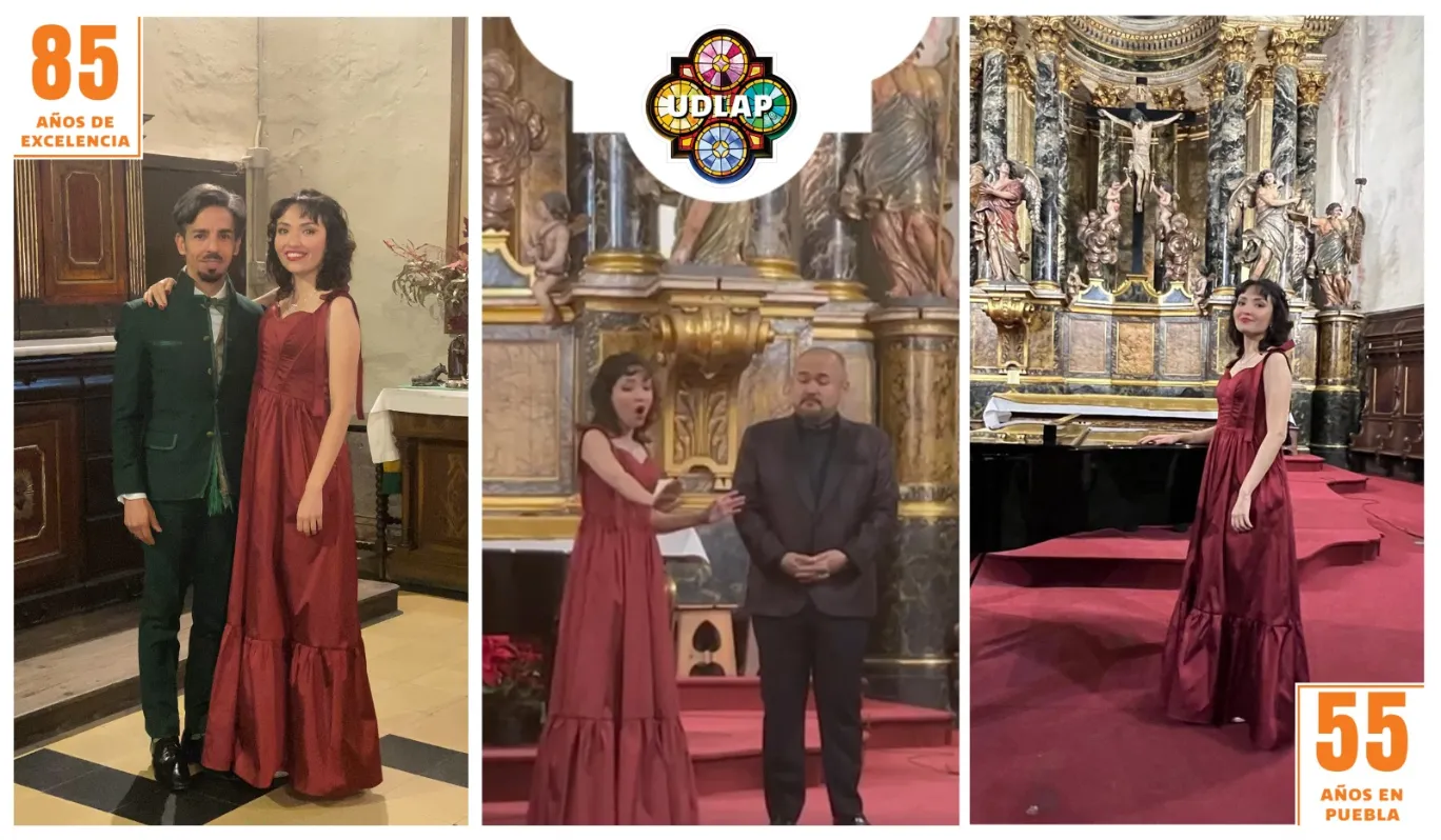 Soprano, egresada de la UDLAP, comparte escenario en Barcelona con el reconocido tenor Javier Camarena