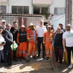 Supervisa Pepe Chedraui mantenimiento de áreas verdes de la colonia Las Hadas