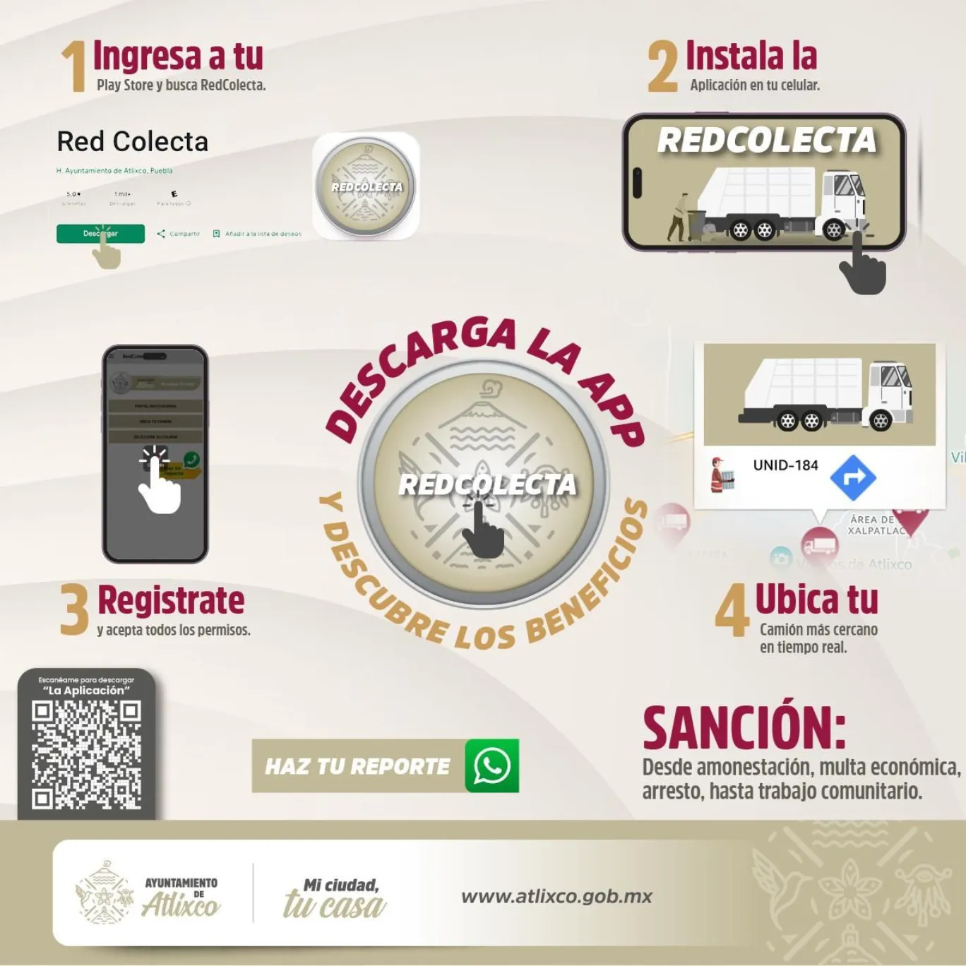 Redcoleta: tu aliada para un Atlixco siempre limpio