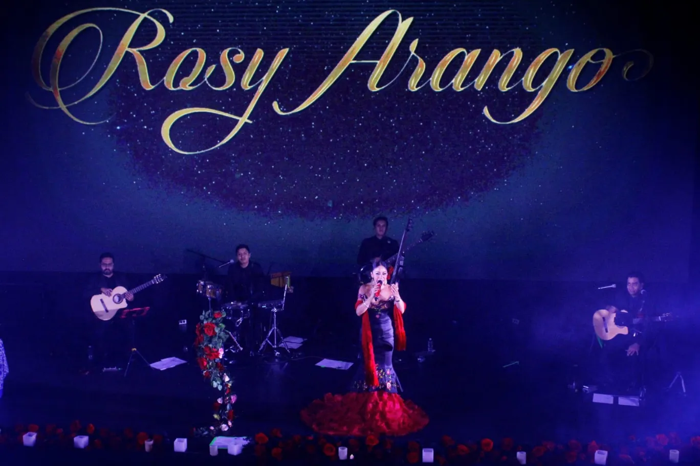 Rosy Arango maravilló en Puebla con su concierto "La Rosa Mexicana" 2025