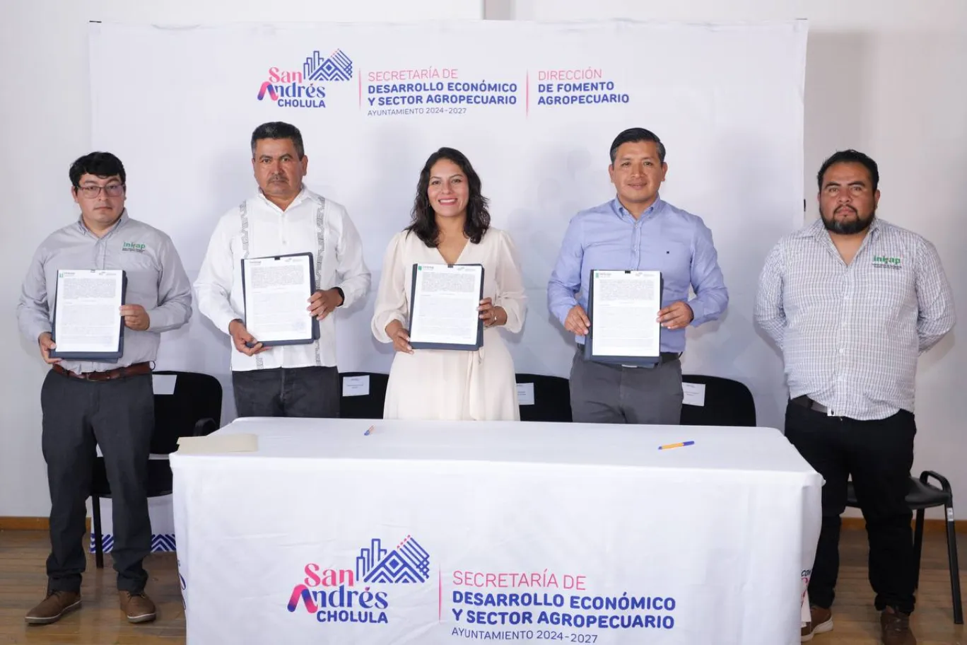 Unen Esfuerzos San Andrés Cholula e INIFAP para Impulsar el Sector Agropecuario
