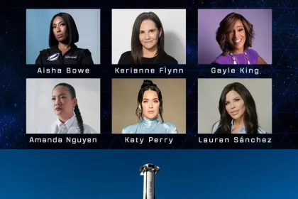 Katy Perry y Lauren Sánchez, entre la tripulación femenina de Blue Origin que viajará al espacio