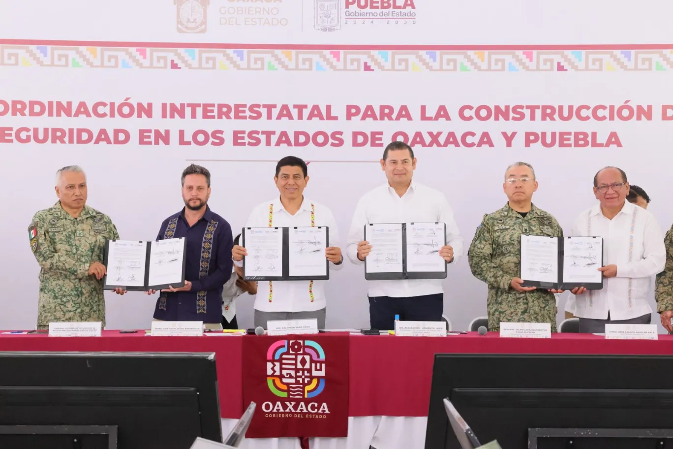 Límites territoriales más seguros: gobernadores de Puebla y Oaxaca refuerzan la lucha contra la delincuencia
