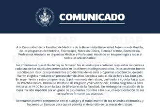 Mesa de trabajo en Medicina BUAP para concretar negociación fue entorpecida