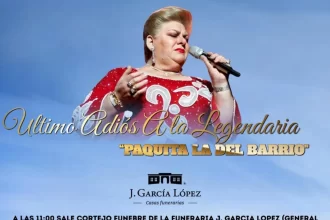 Paquita la del Barrio: ¿a qué hora y cuál será el recorrido del homenaje en CDMX?