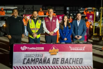 Destina Pepe Chedraui más de 100 mdp al programa nocturno Bacheando Puebla 2025