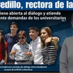 Lilia Cedillo, rectora de la BUAP se mantiene abierta al diálogo y atiende personalmente demandas de los universitarios