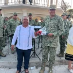Amozoc recibió a la Banda de Música de la Sexta Región Militar en el Zócalo