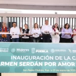 Alejandro Armenta y Tonantzin Fernández inauguran la Casa Carmen Serdán en San Pedro Cholula