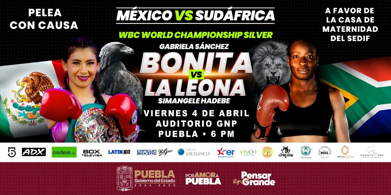 ¡Noche de box con causa en Puebla!