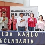 Inaugura Omar Muñoz arco techo en la Unidad Educativa Frida Kahlo