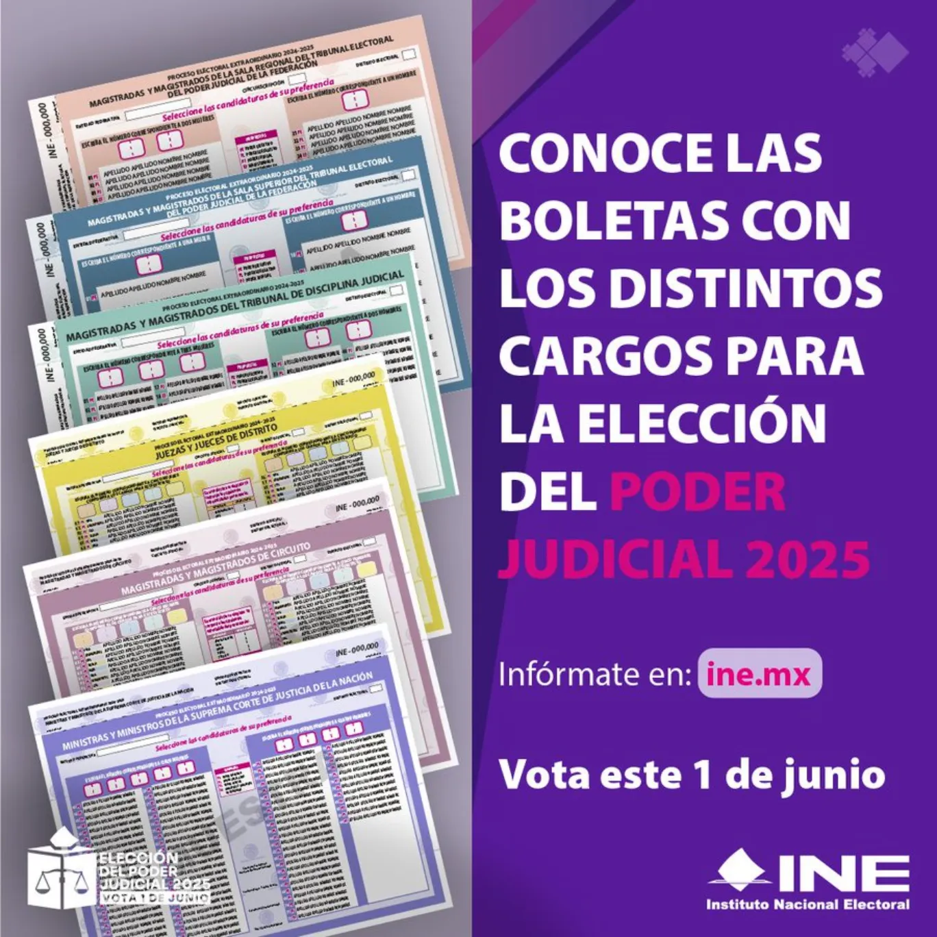 Inician las campañas para la elección de cargos judiciales en el PEEPJF