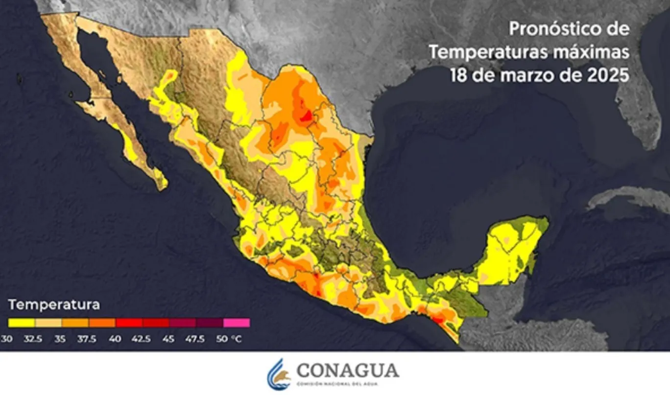 Menos calor extremo este año, respecto a 2024