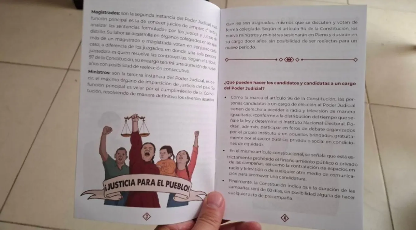 Morena distribuirá 100 mil folletos en todo el país sobre la elección judicial