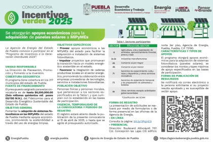 Programa “Incentivos Verdes” impulsa a las MiPyMEs con energía solar y financiamiento
