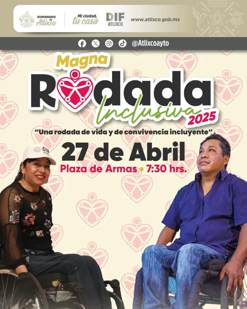 ¡Atlixco rueda por la inclusión!