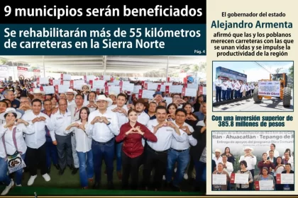 9 municipios serán beneficiados con la rehabilitación de la carretara interserrana