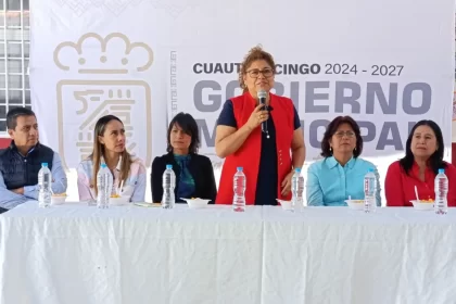 Entrega Tere Alfaro obras de mejoramiento en CAIC de San Cristóbal Tulcingo