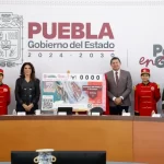 Gobierno del estado y Lotería nacional presentan billete del 5 de mayo