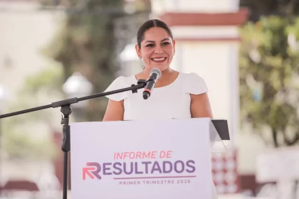 Lupita Cuautle rindió su primer informe trimestral de actividades 2025