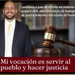Mi vocación es servir al pueblo y hacer justicia: Enrique Porter Sánchez